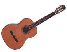 Nylon acoustic guitar