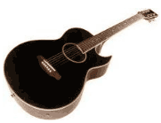 Steel acoustic guitar