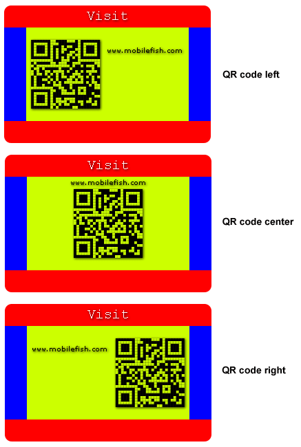 Landscape: QR code location