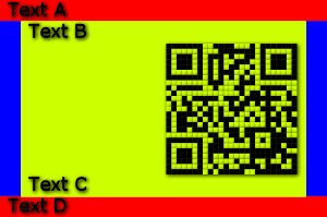 Landscape: QR code bottom