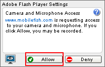 Adobe Flash Player settings