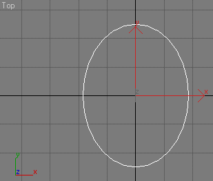 3DSMax 7: Ellipse.