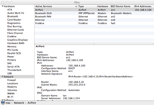 Mac ip address