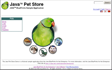 Java Pet Store