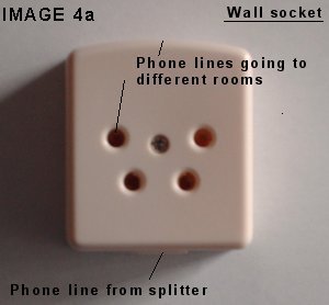 Adsl phone wall socket.