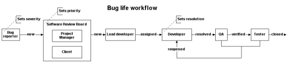 Bug life workflow.